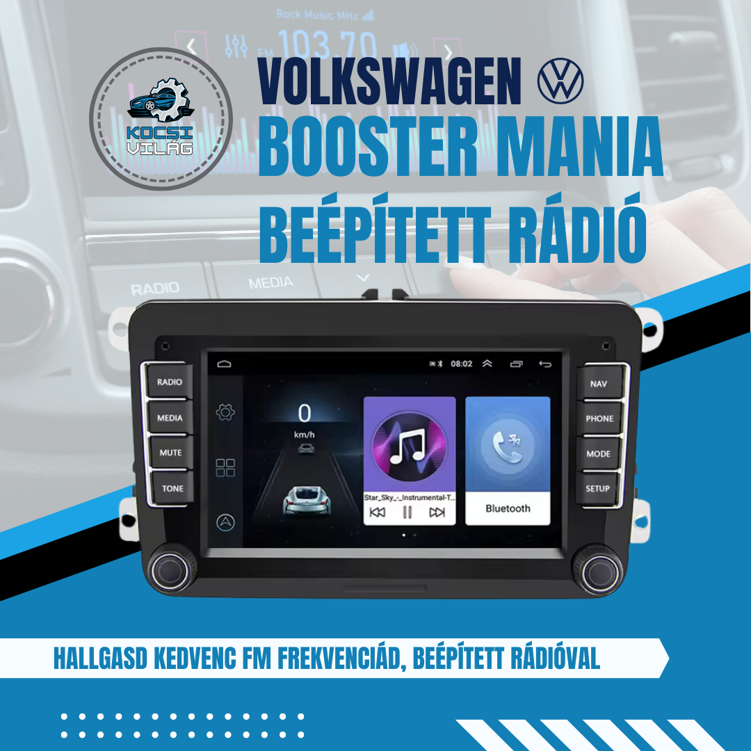 Volkswagen Booster Mania - A Volkswagenek új generációs multimédiája!