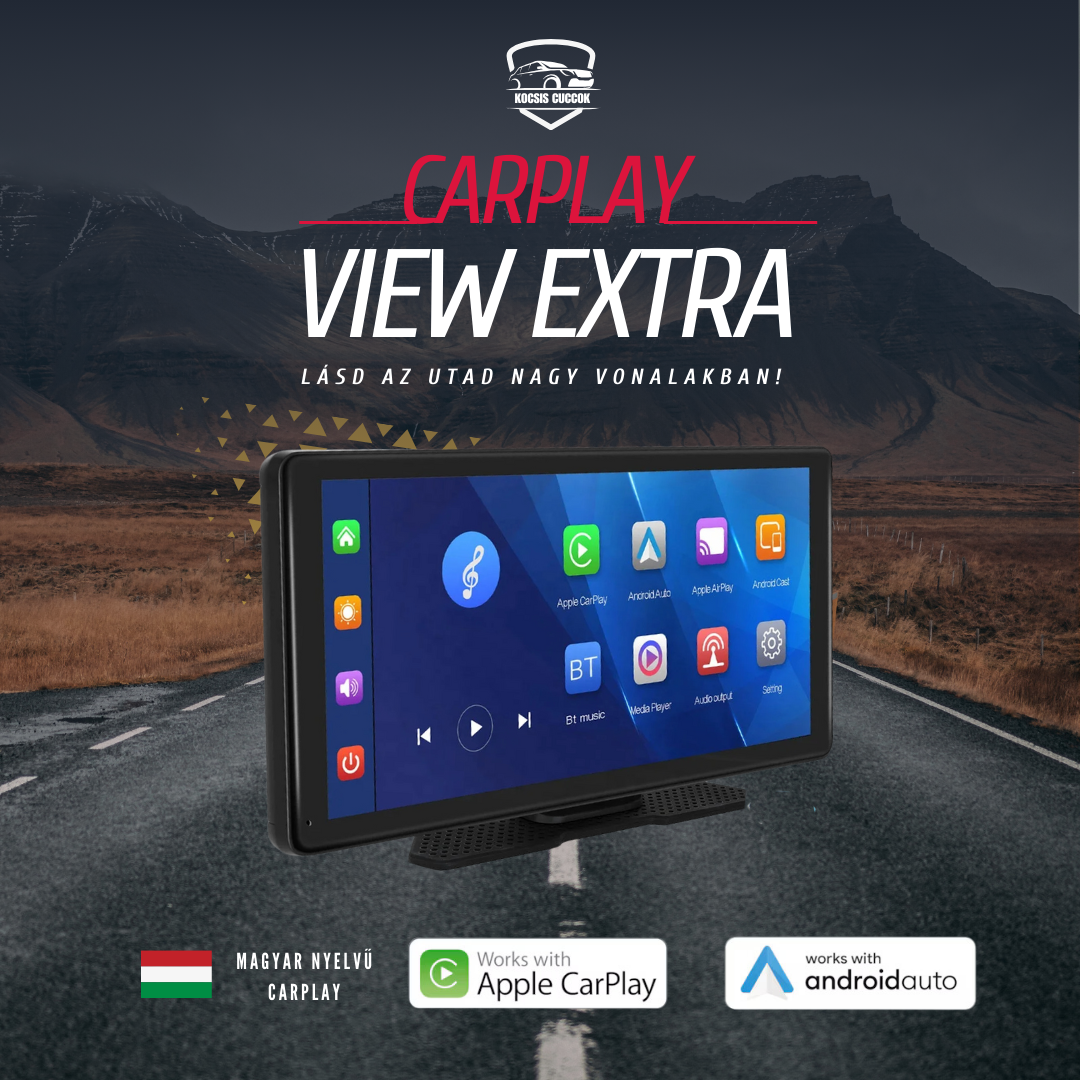 Carplay View Extra - Lásd az utad Nagy Vonalakban!