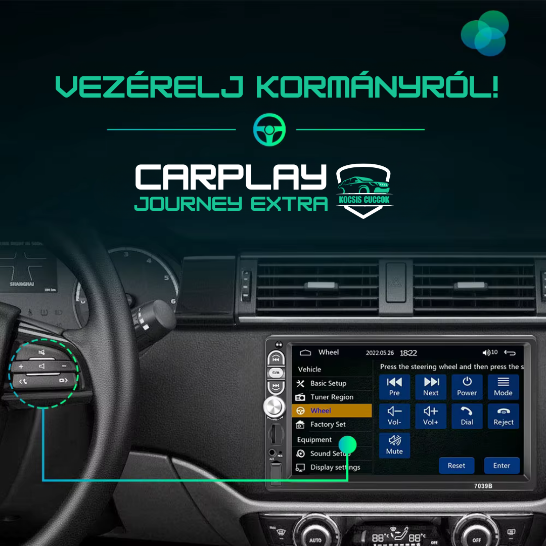 CarPlay Journey Extra - Az Autód Legjobb Barátja