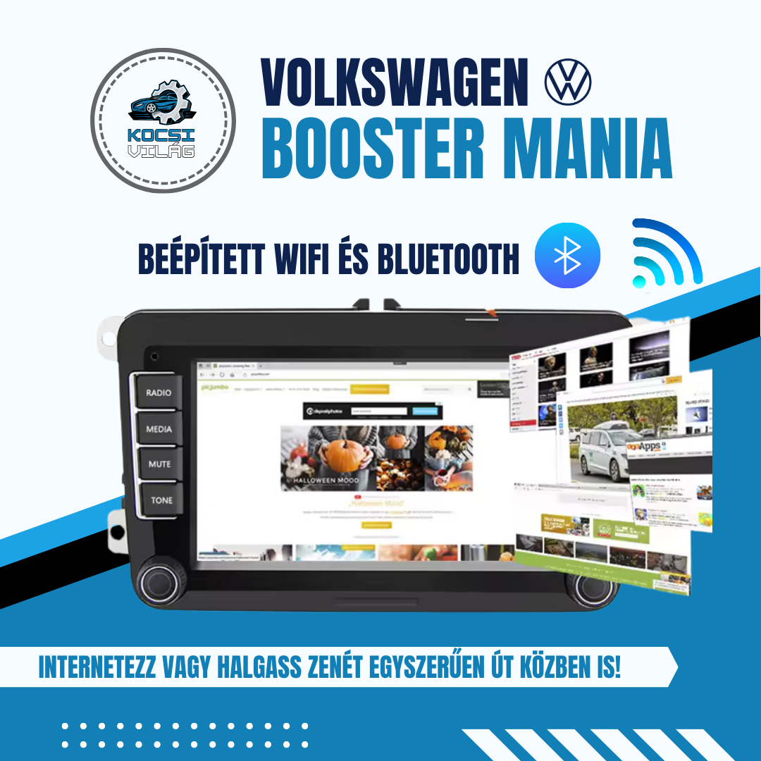 Volkswagen Booster Mania - A Volkswagenek új generációs multimédiája!
