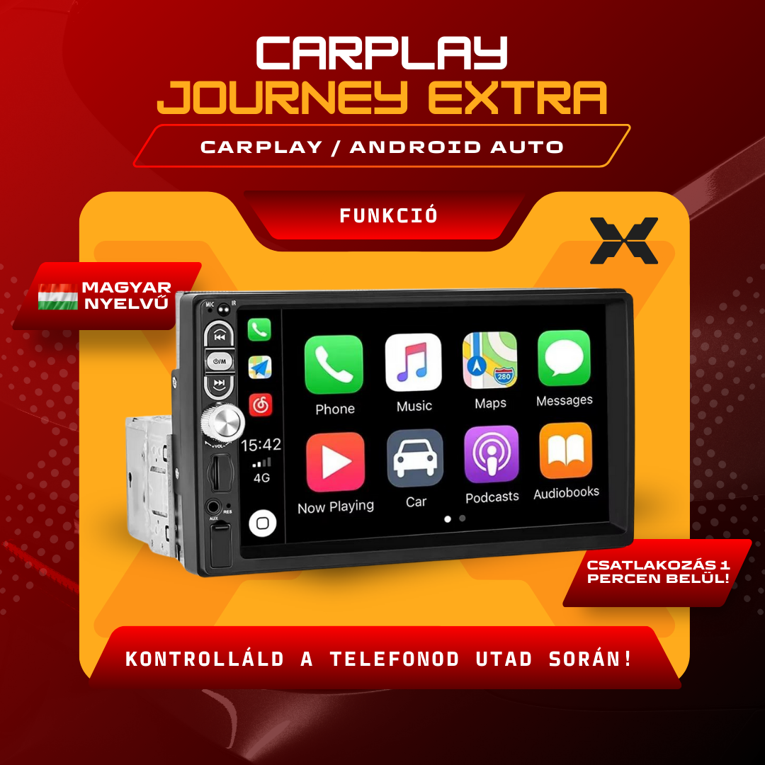 CarPlay Journey Extra - Az Autód Legjobb Barátja