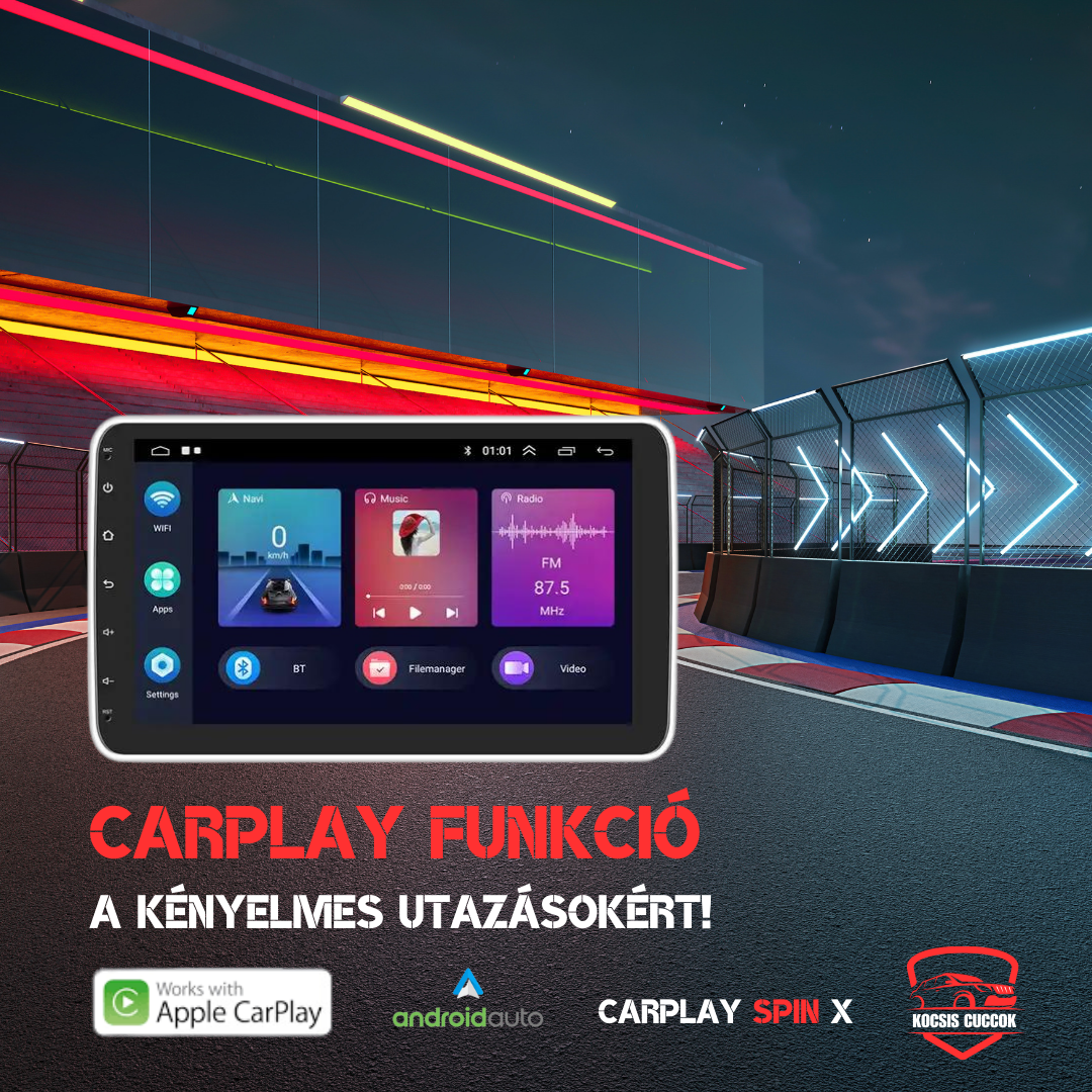 CarPlay Spin X - Fordulj a jövő felé!