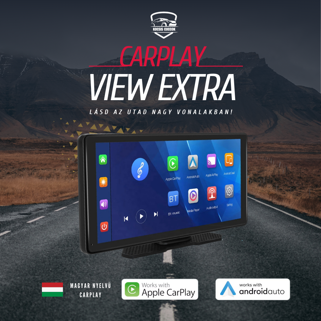 Carplay View Extra -  Lásd az utad Nagy Vonalakban!