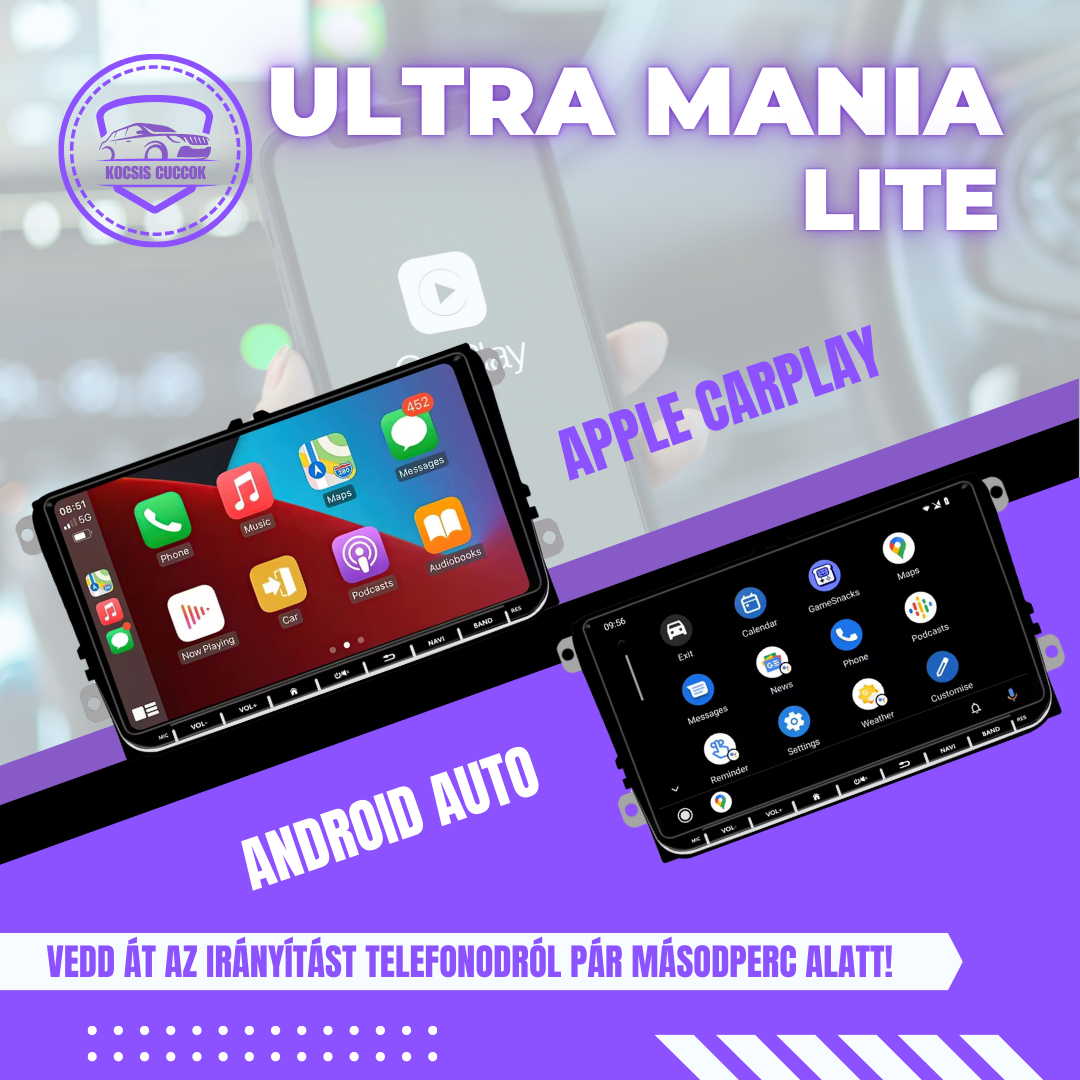 Ultra Mania LITE - Csúcs Technológia az autódba!