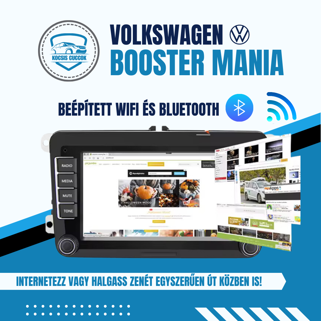 Volkswagen Booster Mania - A Volkswagenek új generációs multimédiája!