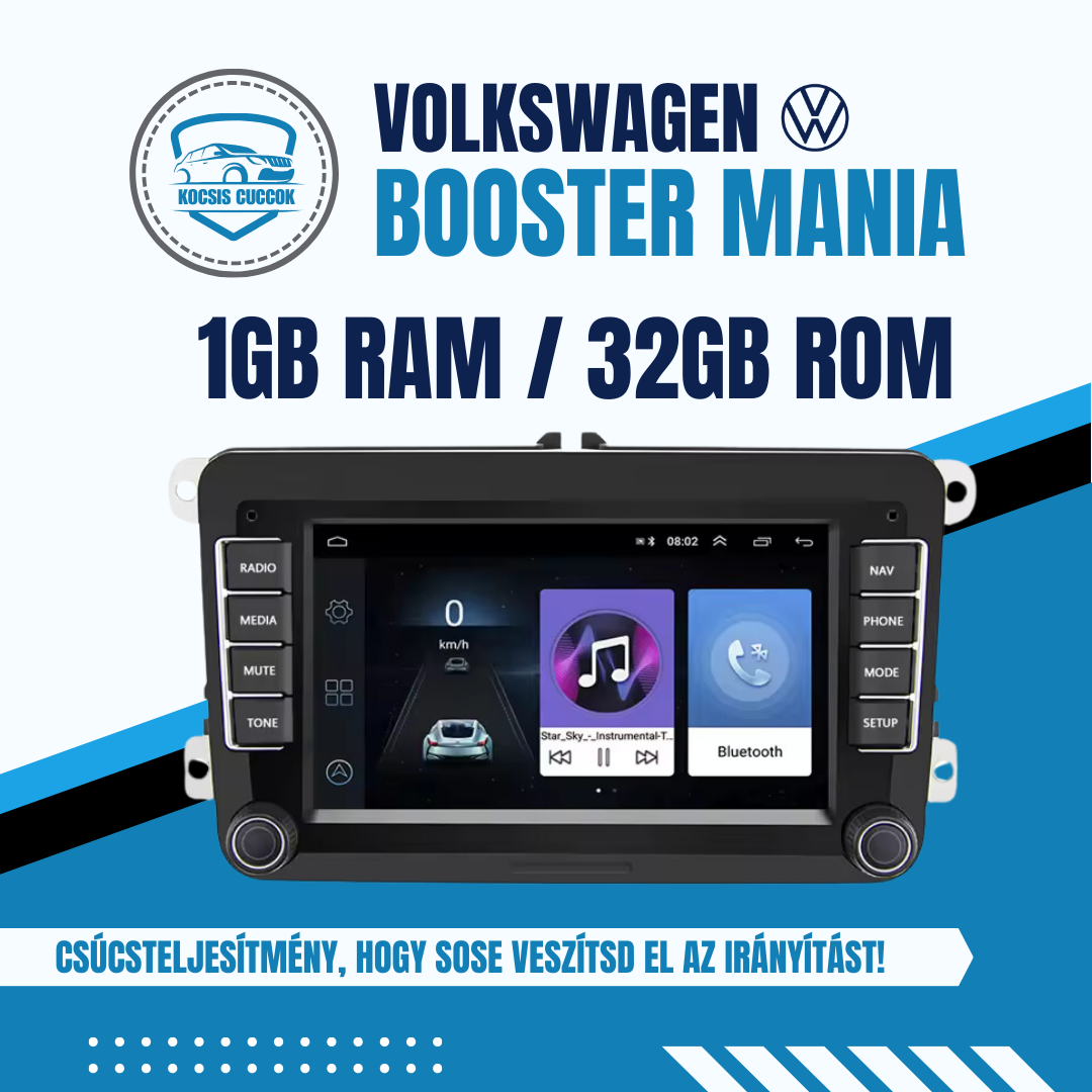 Volkswagen Booster Mania - A Volkswagenek új generációs multimédiája!