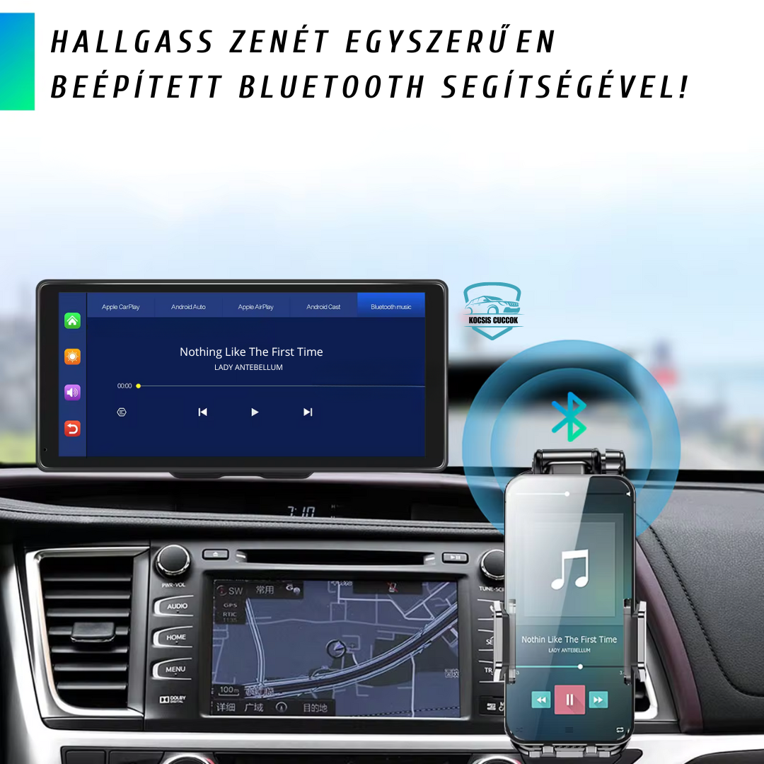 Carplay View Extra -  Lásd az utad Nagy Vonalakban!