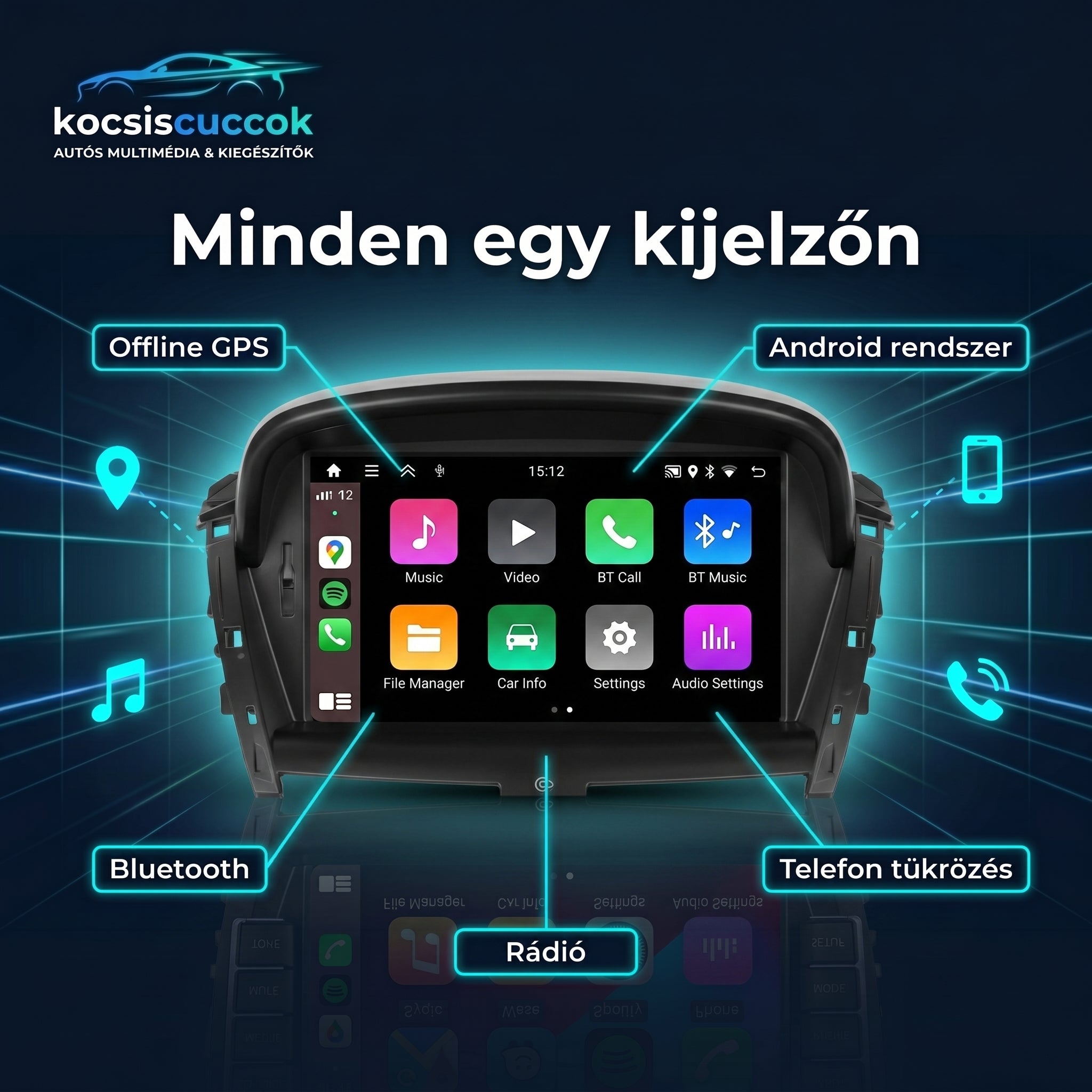 Peugeot 207 NaviSound Pro - 2GB RAM / 64GB ROM