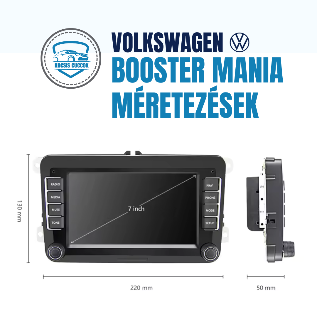 Volkswagen Booster Mania - A Volkswagenek új generációs multimédiája!